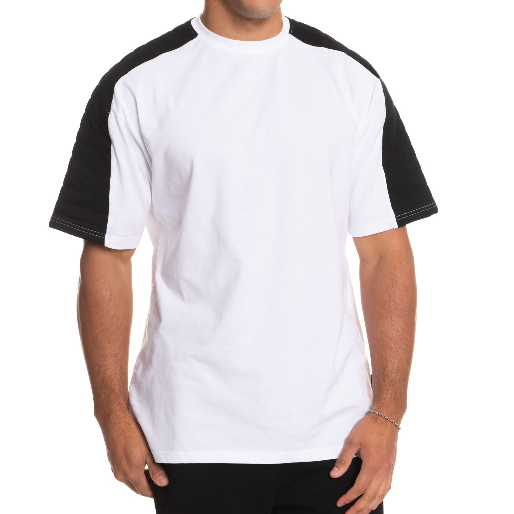 Quilted Sleeve T-Shirt