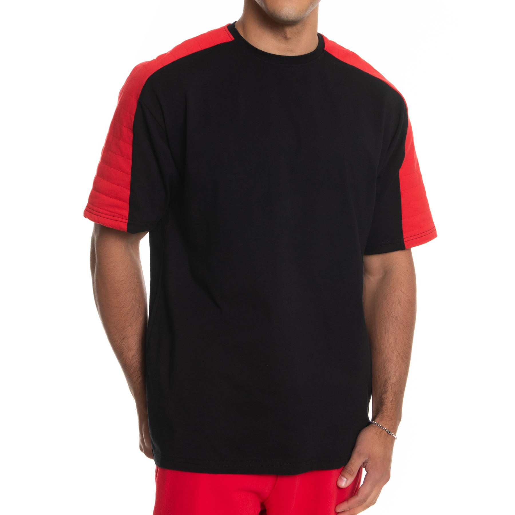 Quilted Sleeve T-Shirt