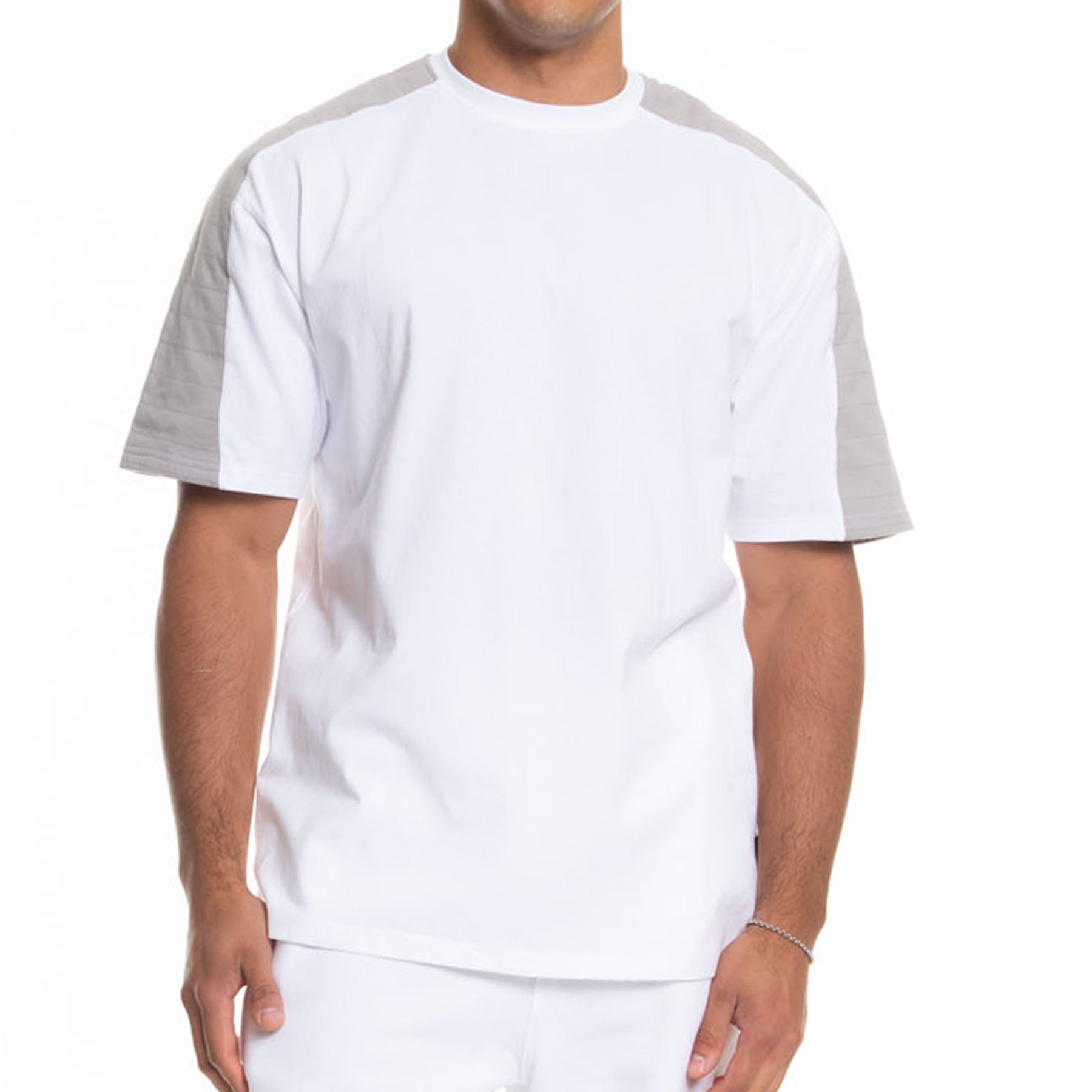 Quilted Sleeve T-Shirt