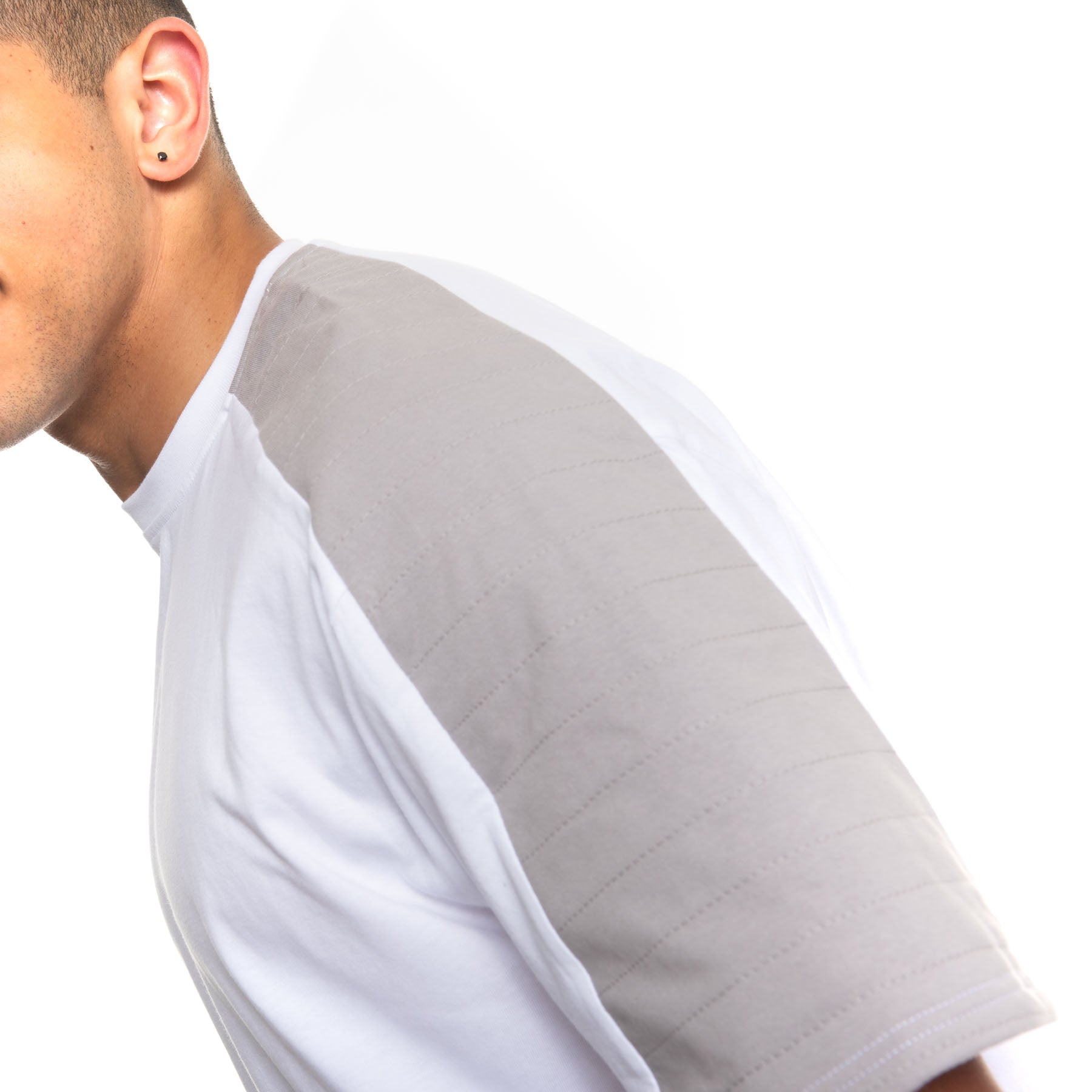 Quilted Sleeve T-Shirt