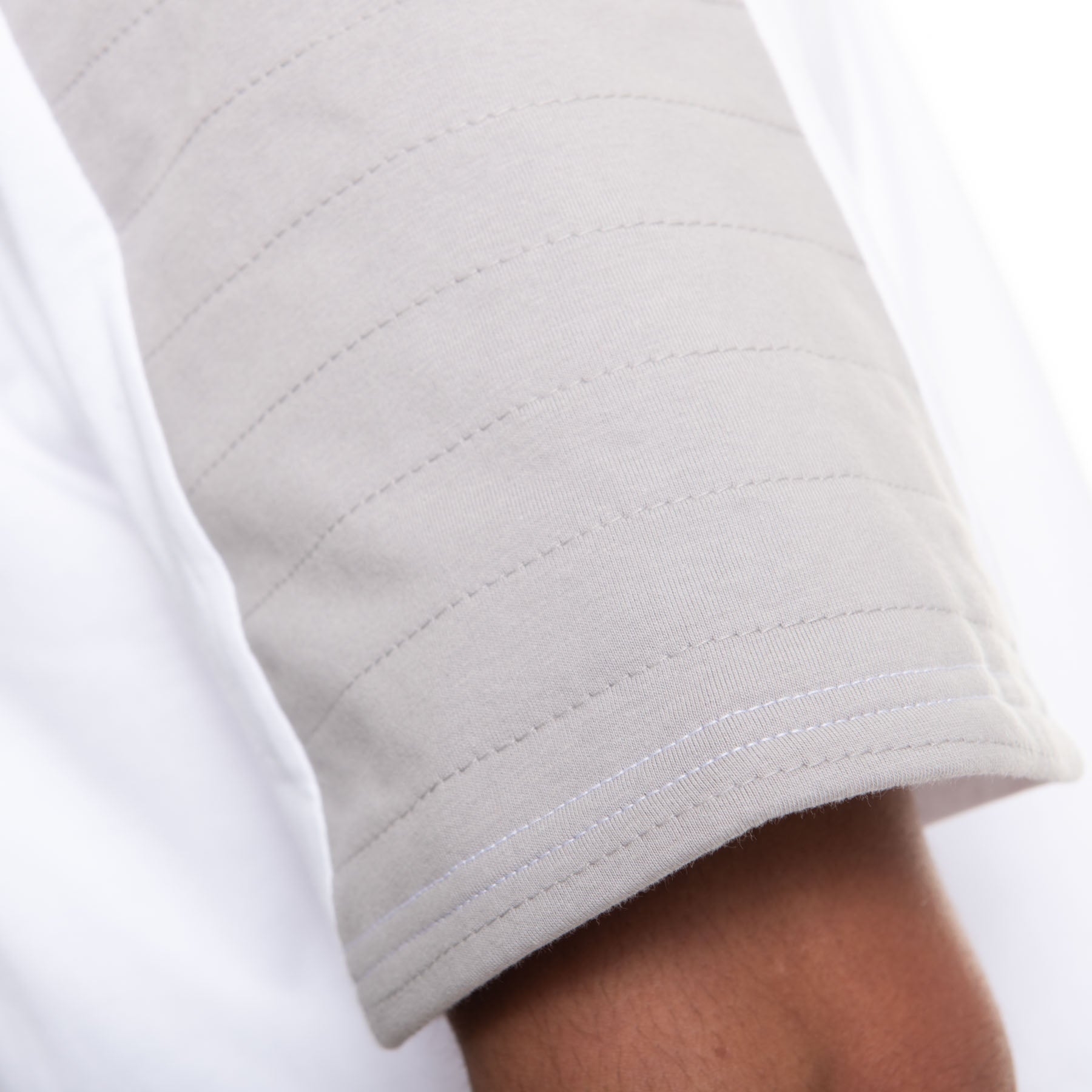 Quilted Sleeve T-Shirt