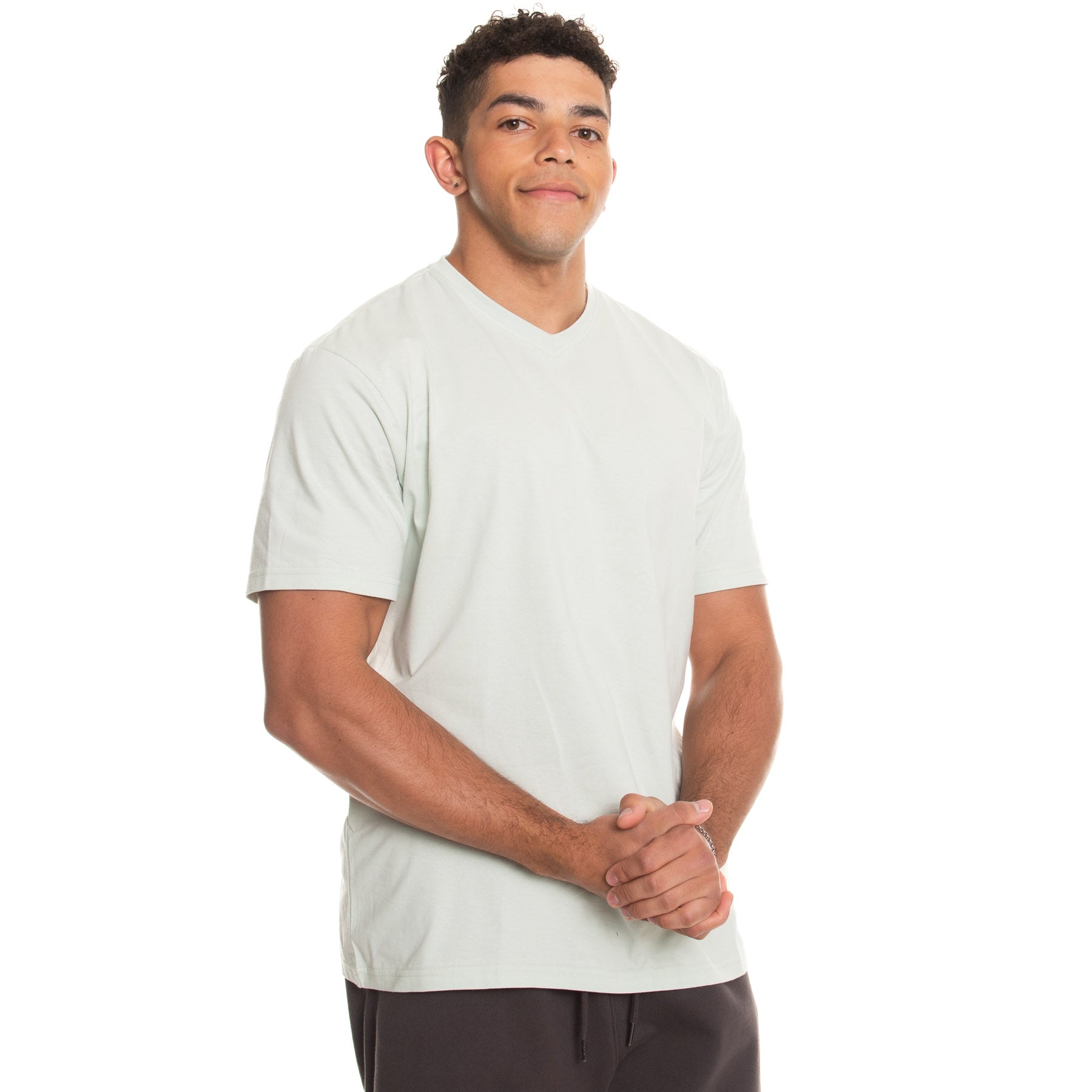 Fitted Vee Neck T-Shirt - SS25