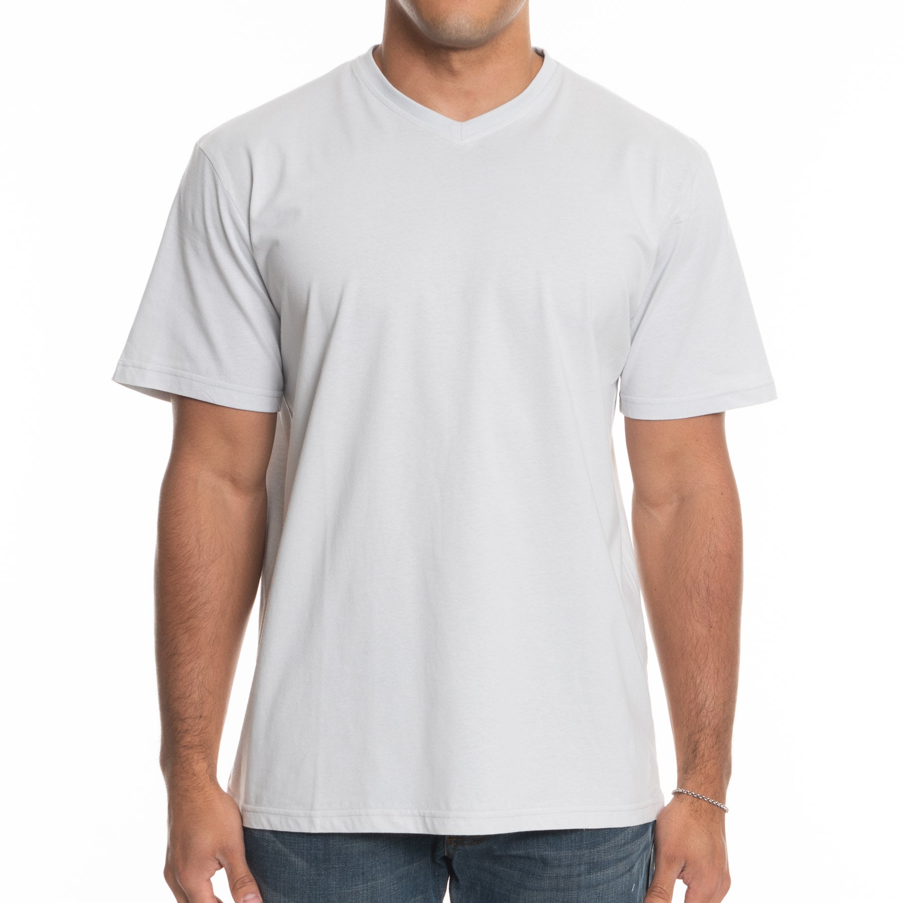 Fitted Vee Neck T-Shirt - SS25