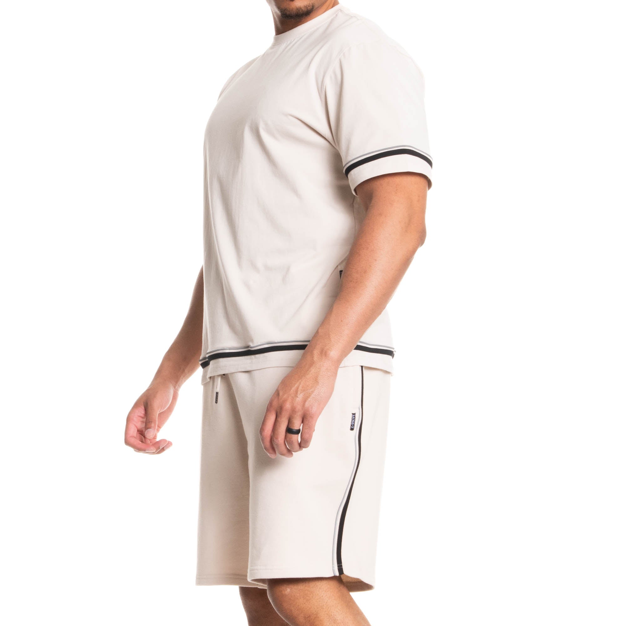Piped Sweat Shorts