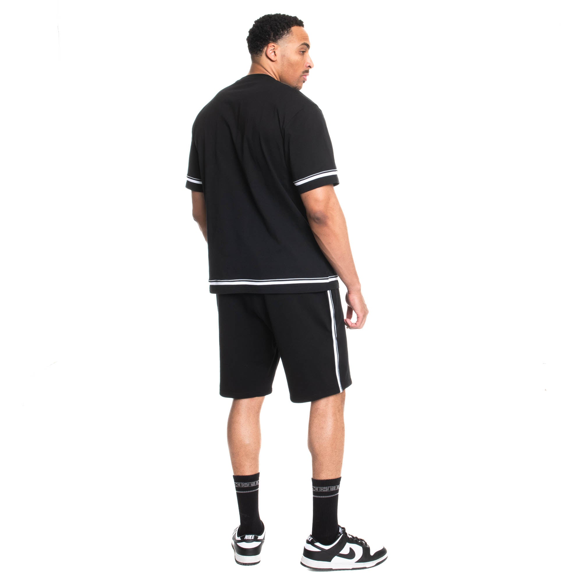 Piped Sweat Shorts