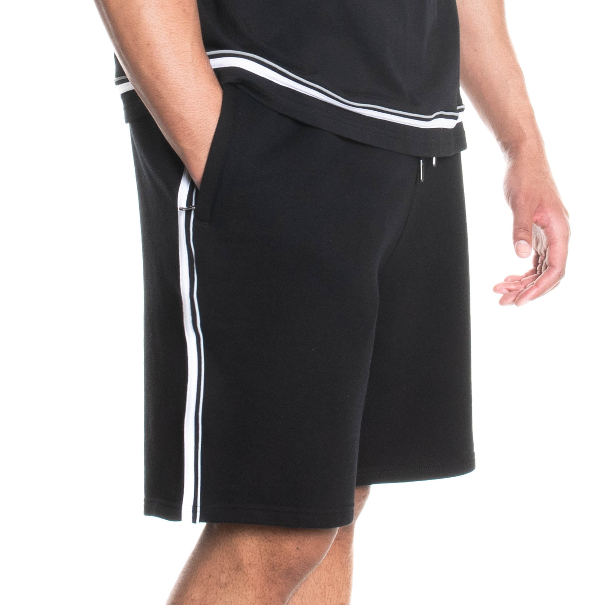 Piped Sweat Shorts