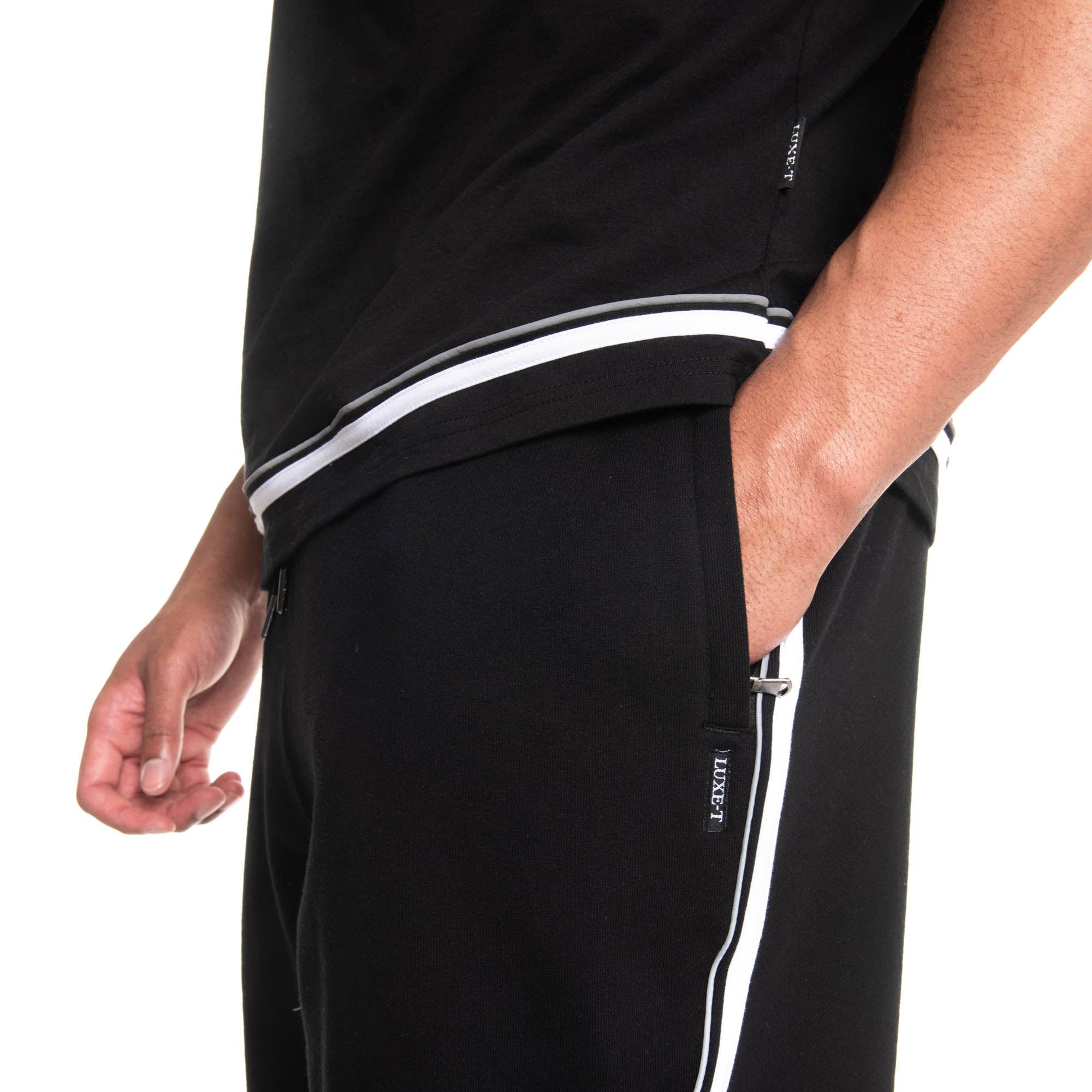Piped Sweat Shorts
