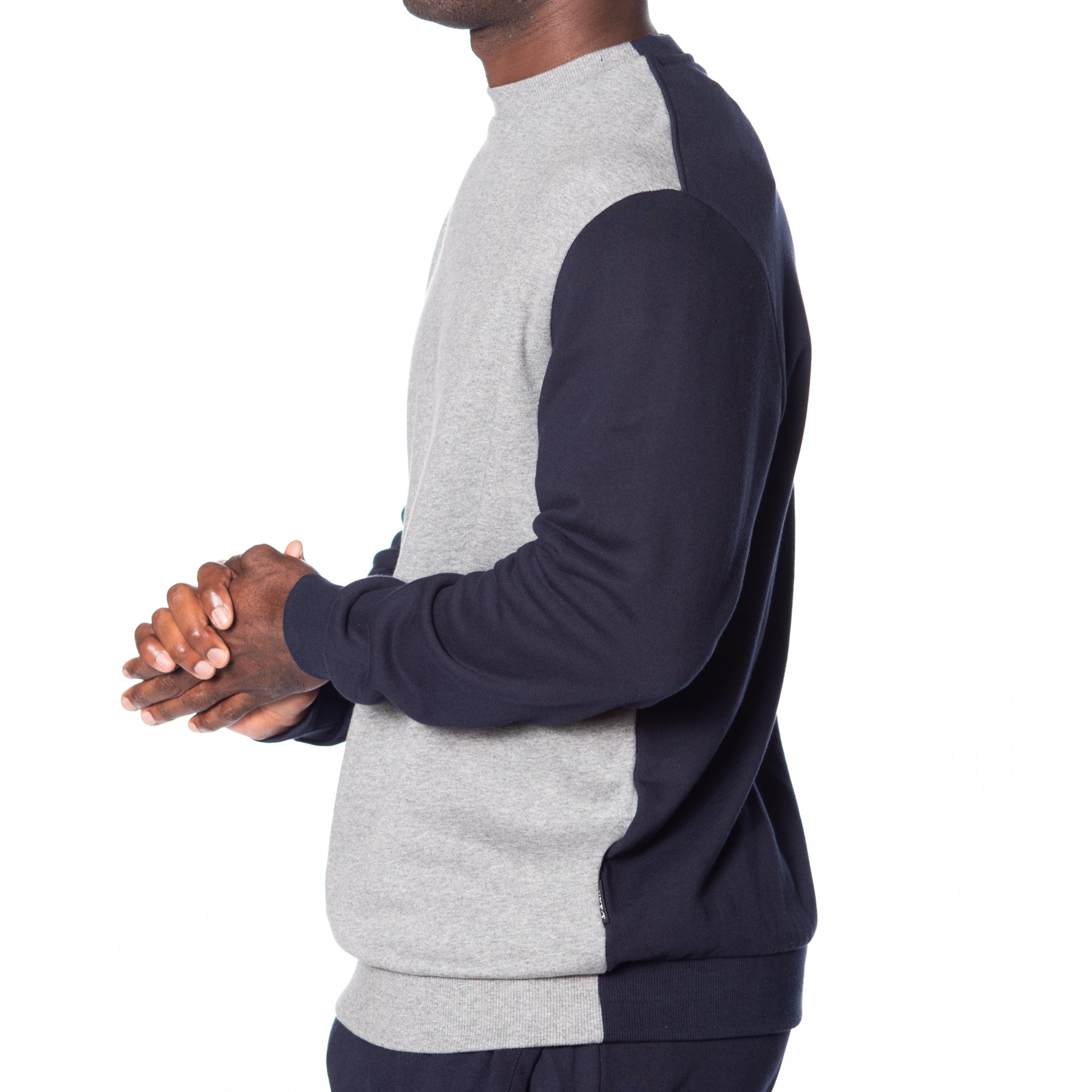 Color Block French Terry Pullover