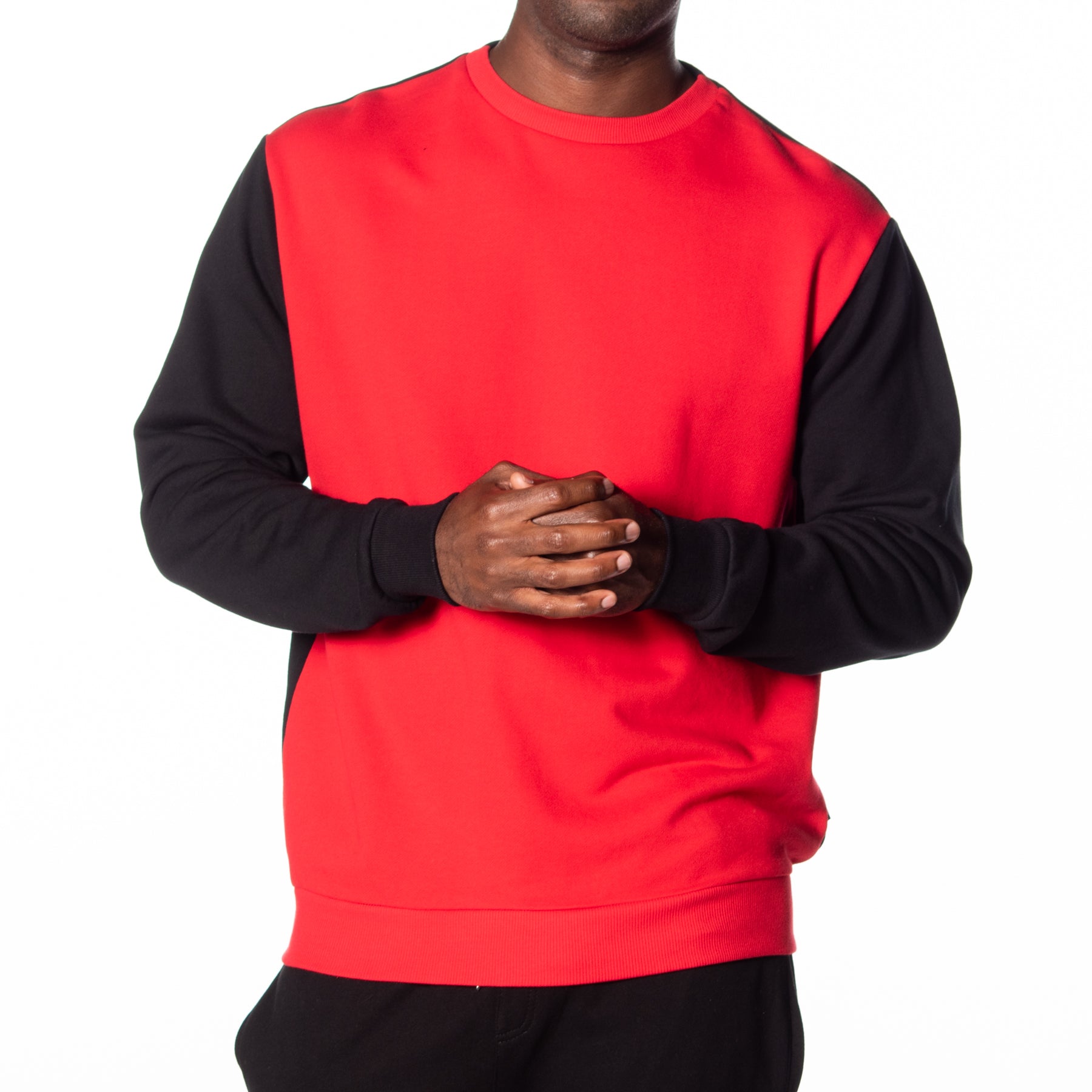 Color Block French Terry Pullover