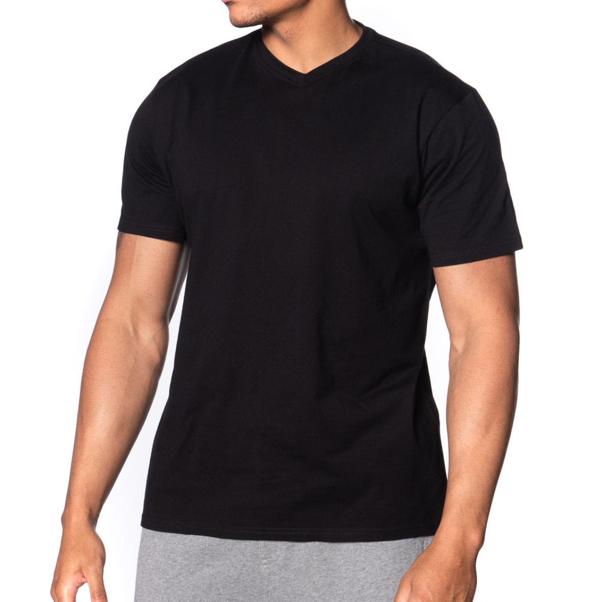 Fitted V-Neck T-Shirt