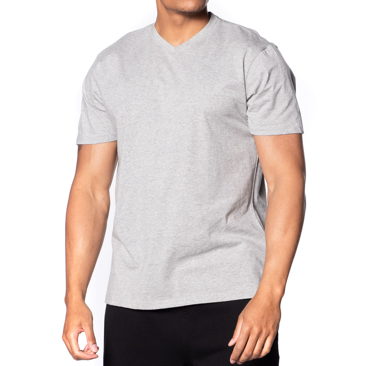 Fitted Vee Neck T-Shirt
