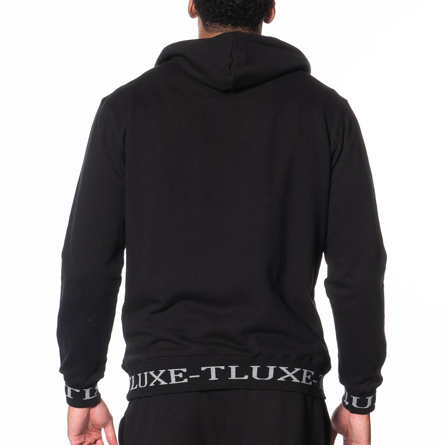 Logo Rib French Terry Pullover Hoodie