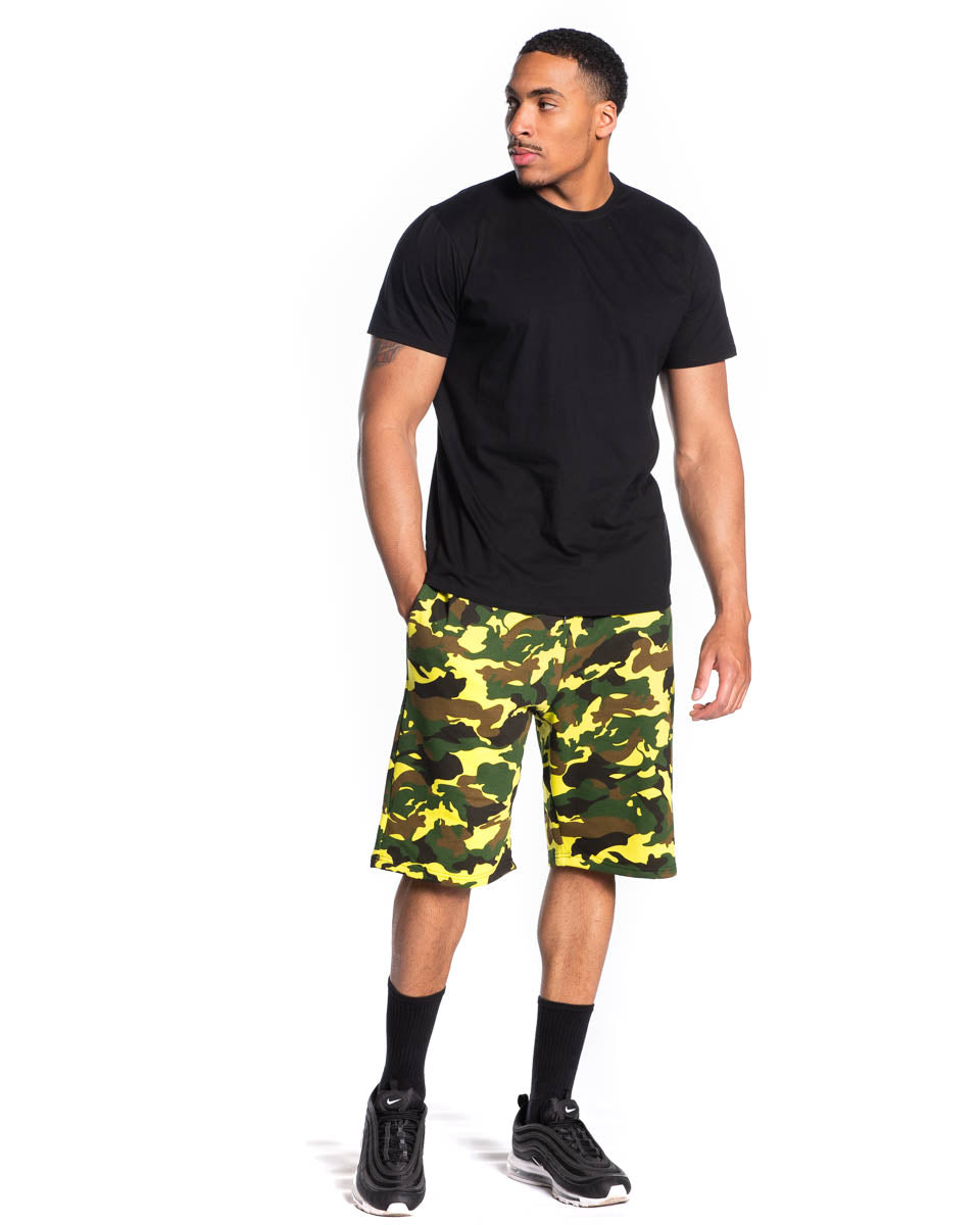 Camo French Terry Shorts