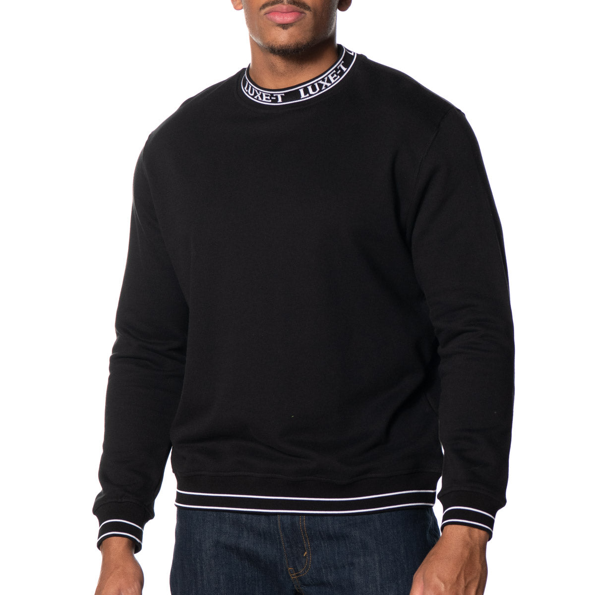 Luxe-T Logo Collar Sweatshirt