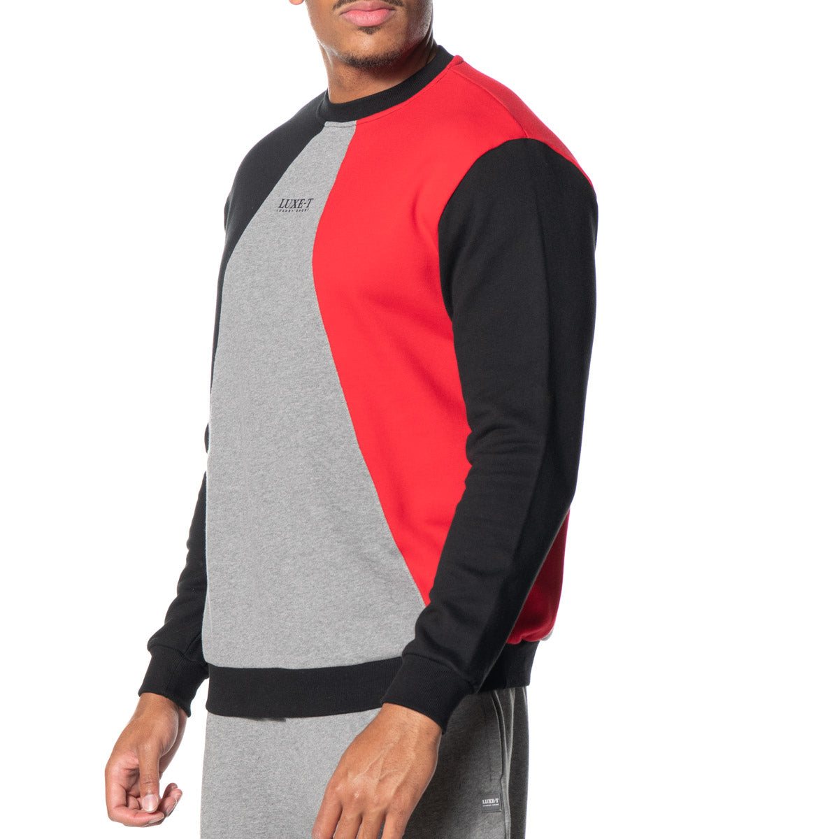 Triangle Color Block Sweatshirt