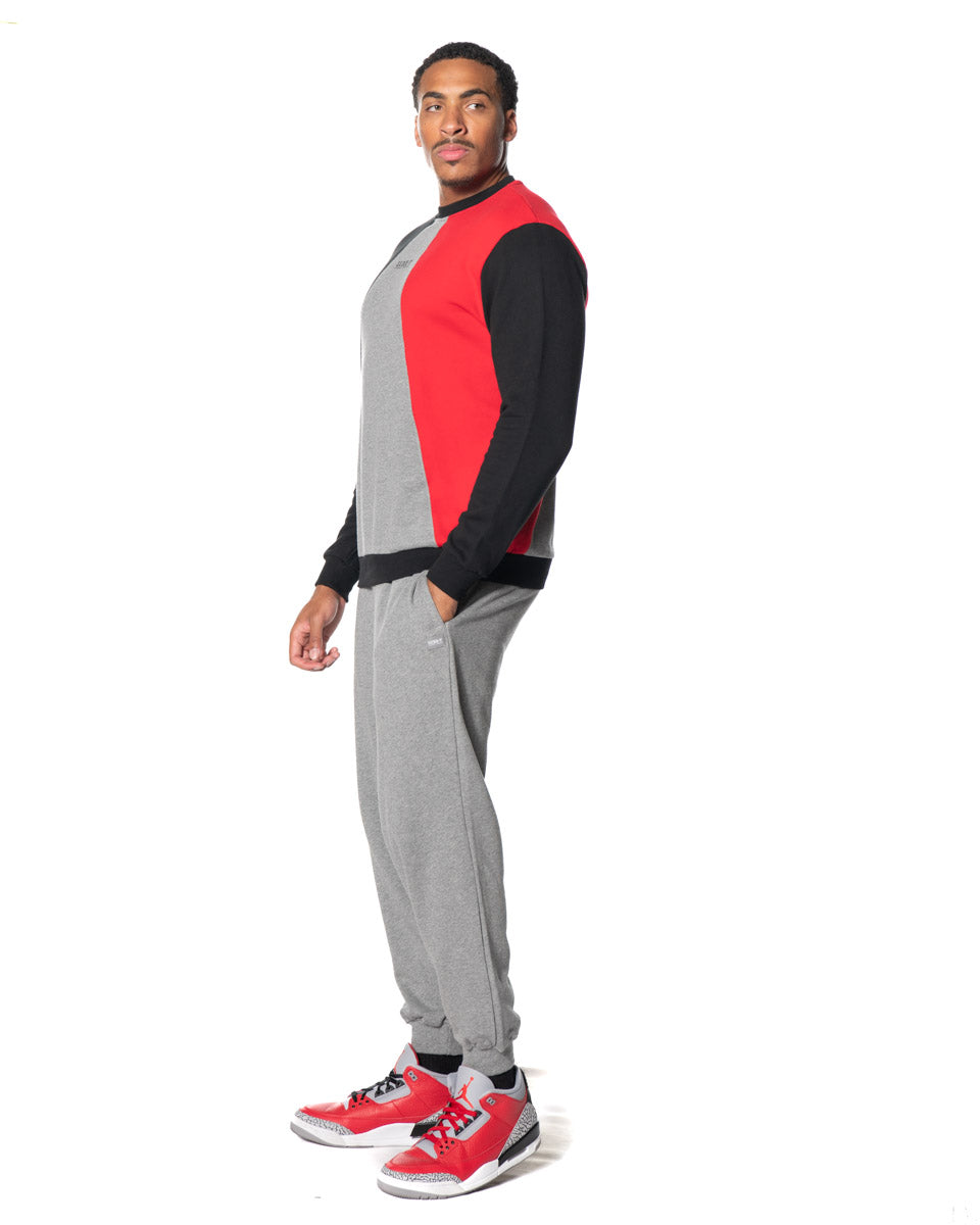 Triangle Color Block Sweatshirt