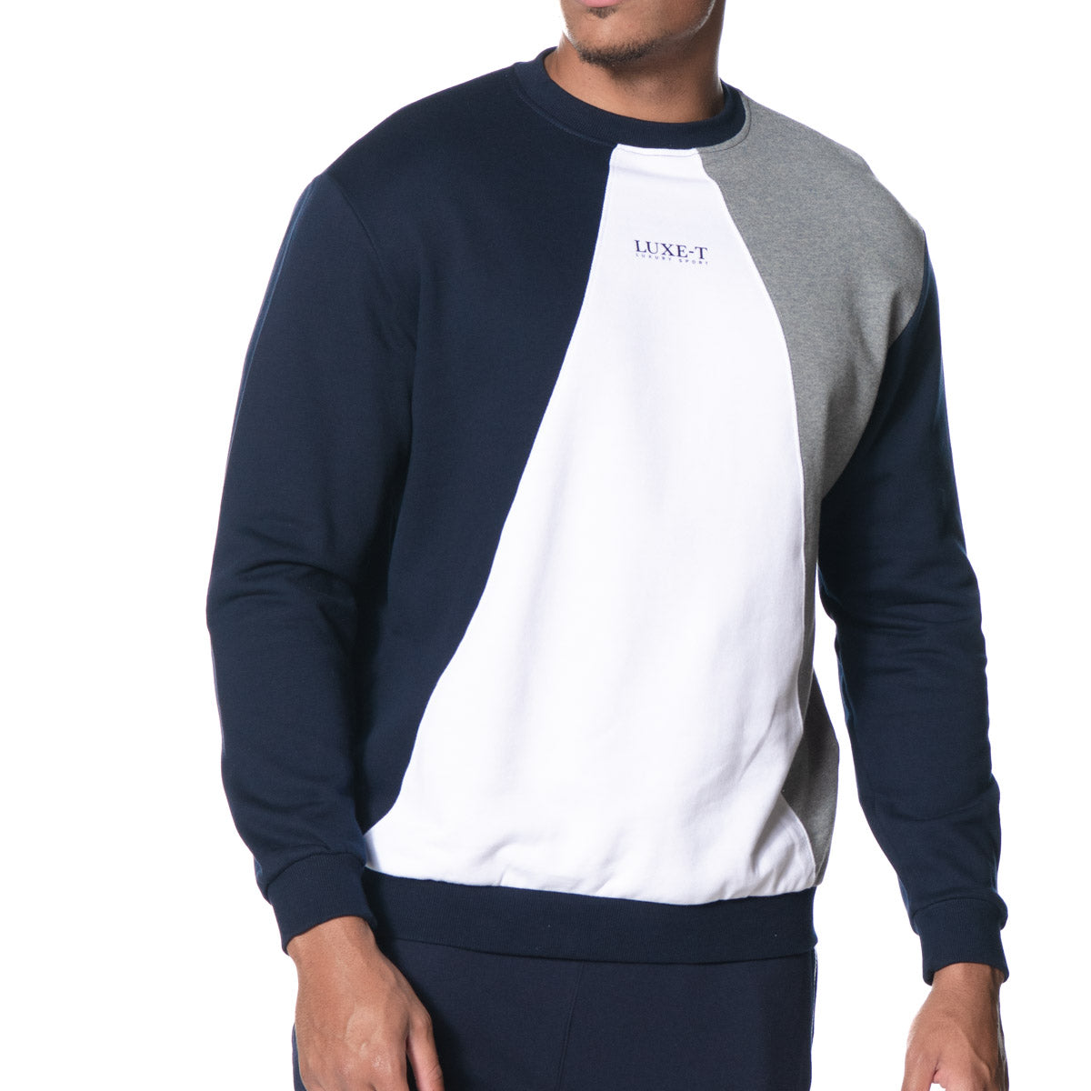 Triangle Color Block Sweatshirt