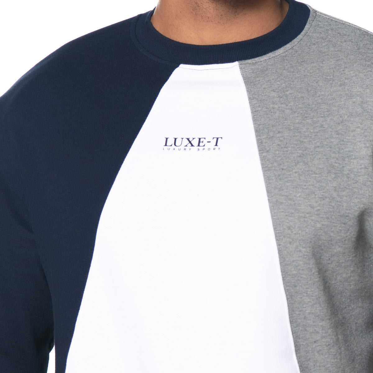 Triangle Color Block Sweatshirt