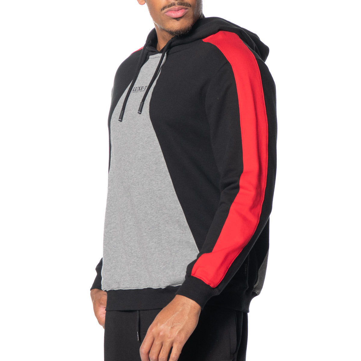 Triangle Color Block Hoodie