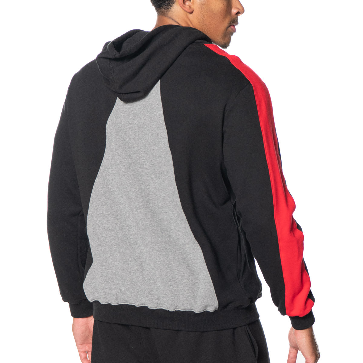 Triangle Color Block Hoodie