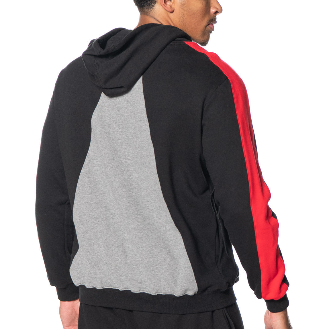 Triangle Color Block Hoodie