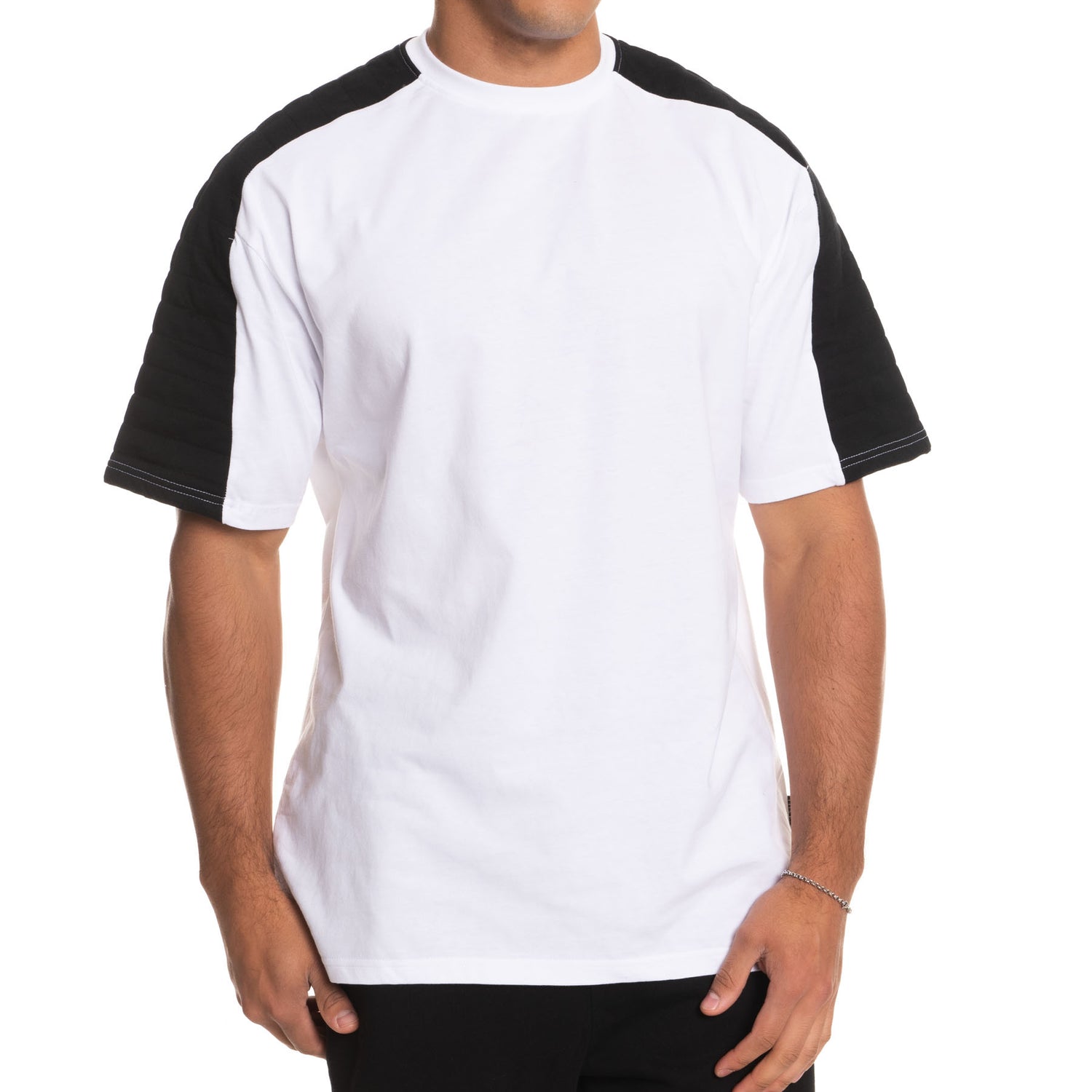 Quilted Sleeve T-Shirt