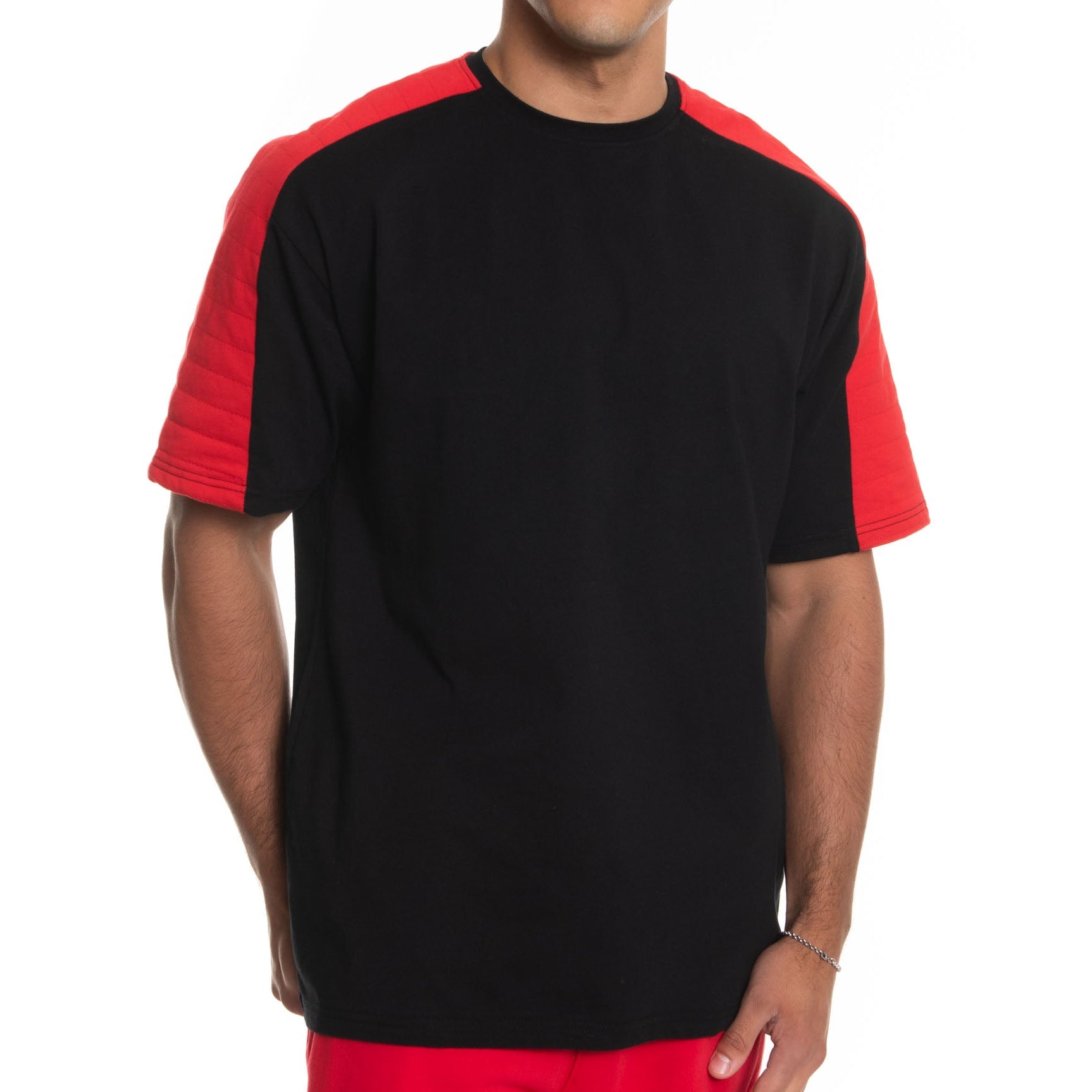 Quilted Sleeve T-Shirt