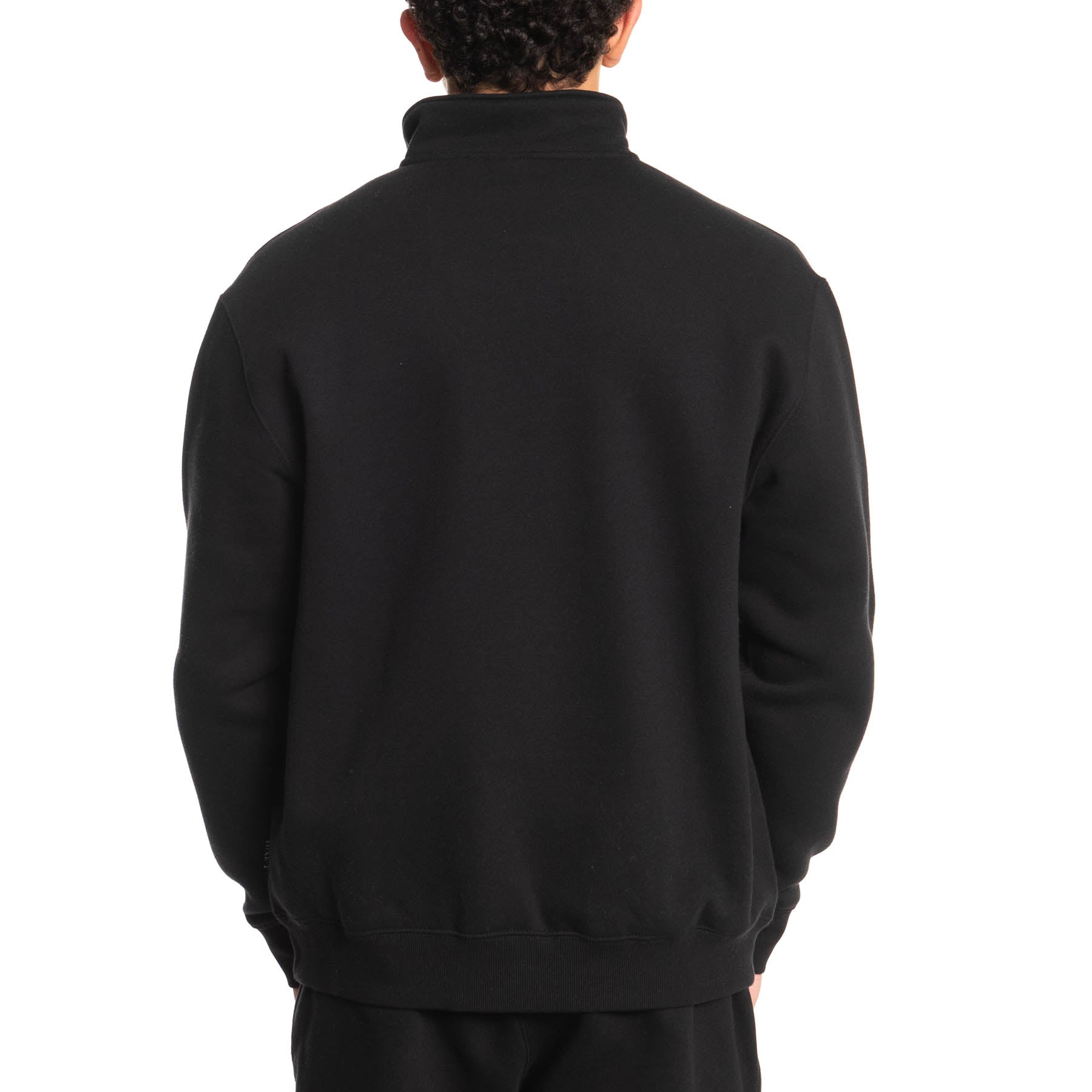 1/4 Zip Mock Neck Fleece Pullover