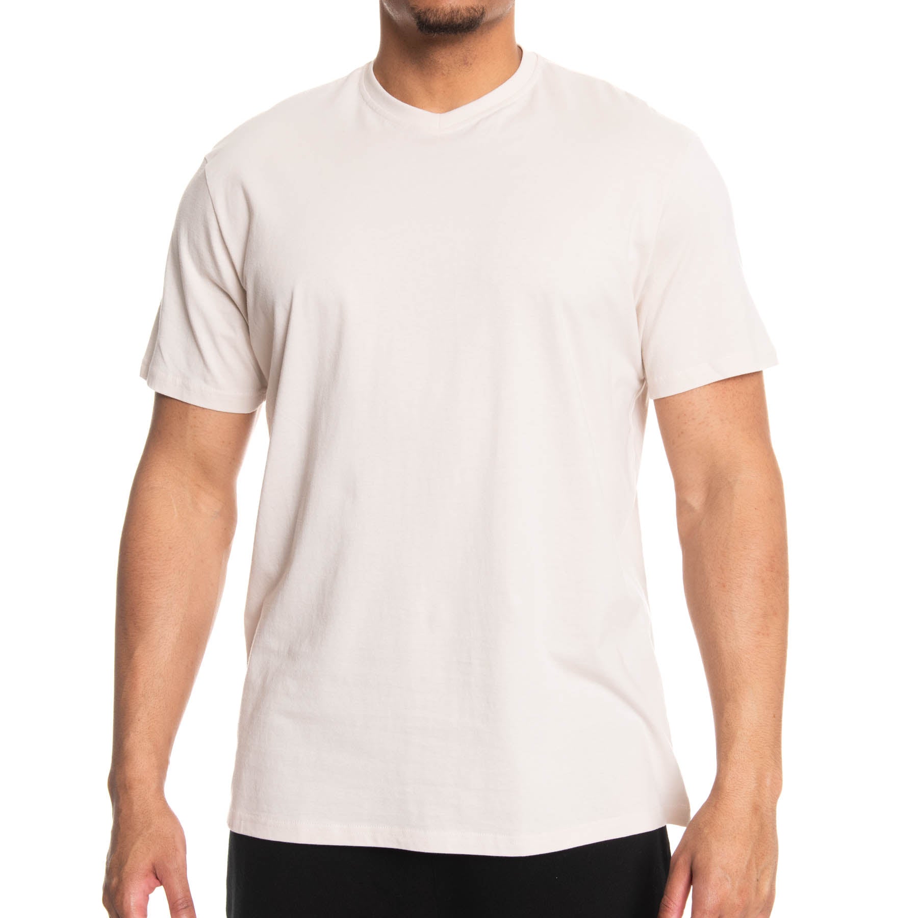 Fitted Vee Neck T-Shirt