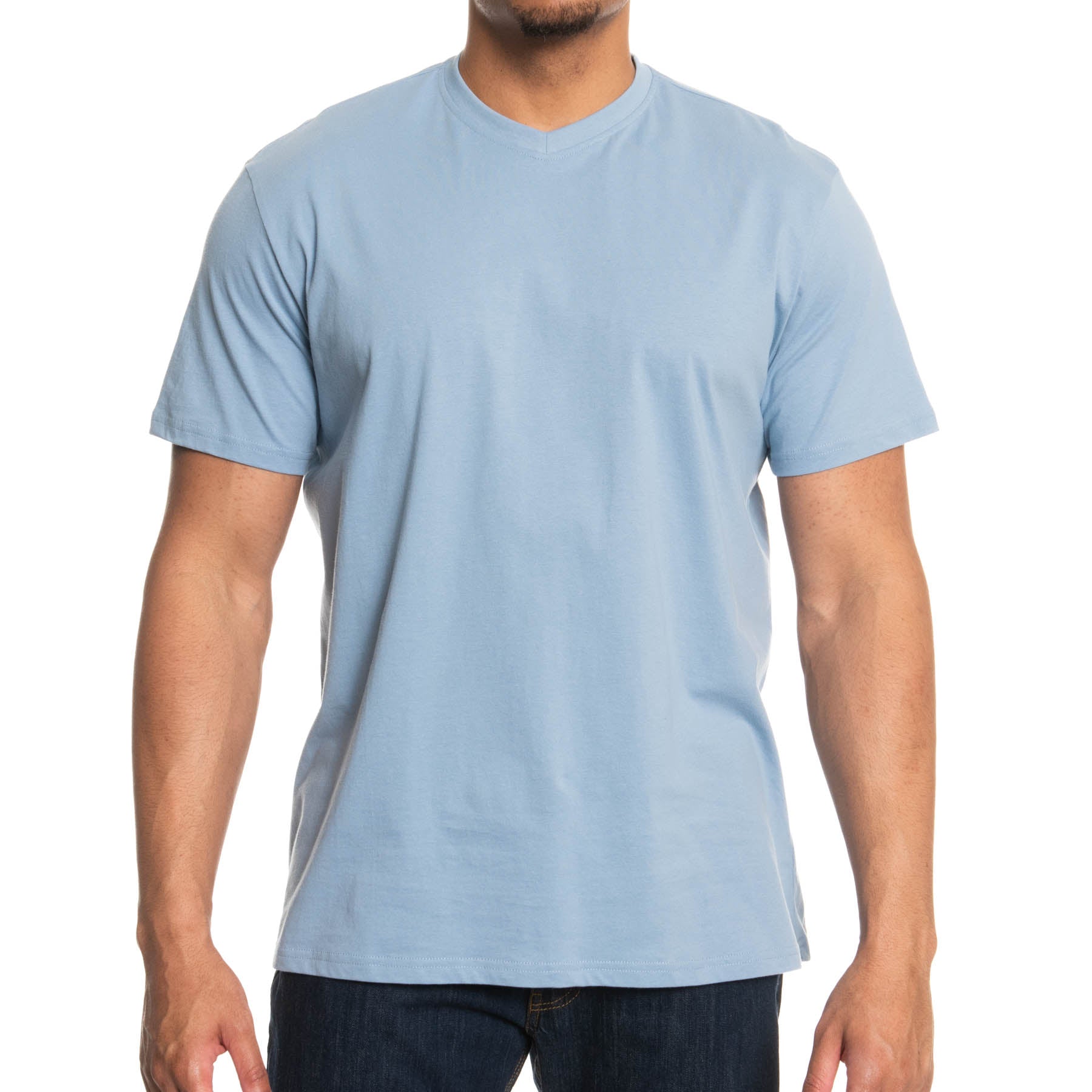 Fitted Vee Neck T-Shirt