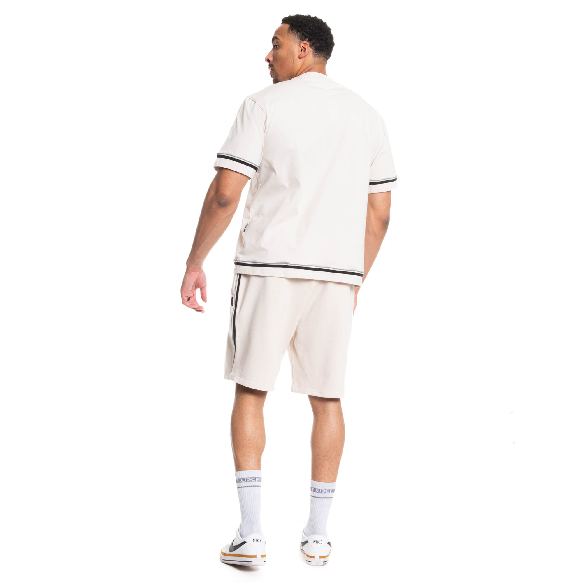 Piped Sweat Shorts