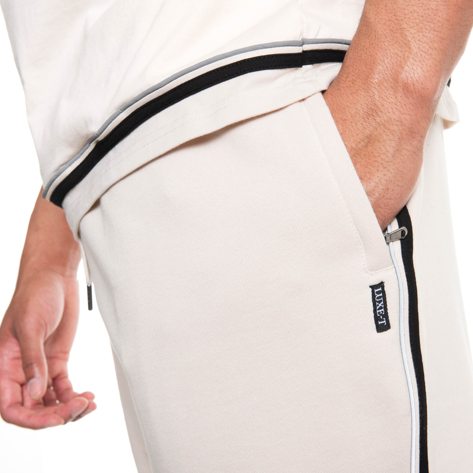 Piped Sweat Shorts