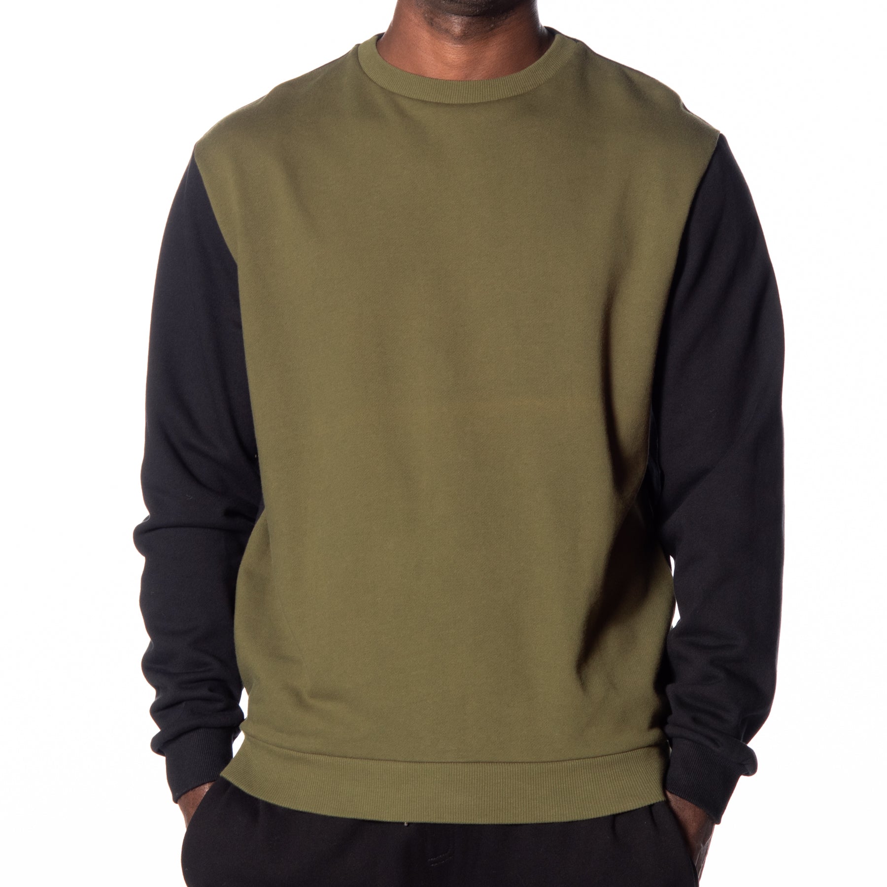 Color Block French Terry Pullover