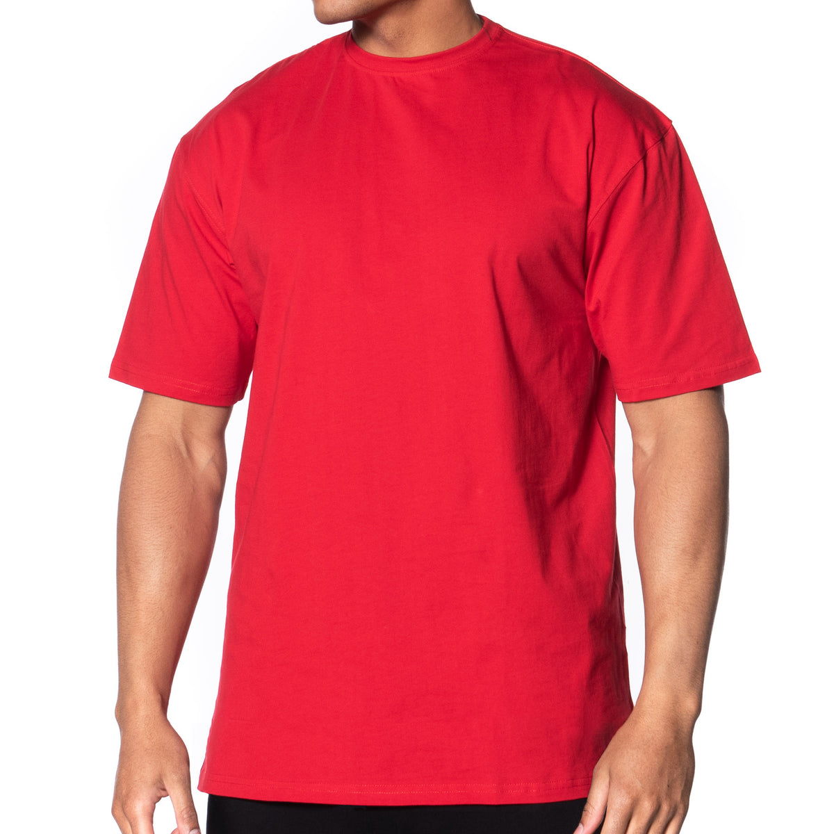 Men's Basic Tall Crew Neck TShirt