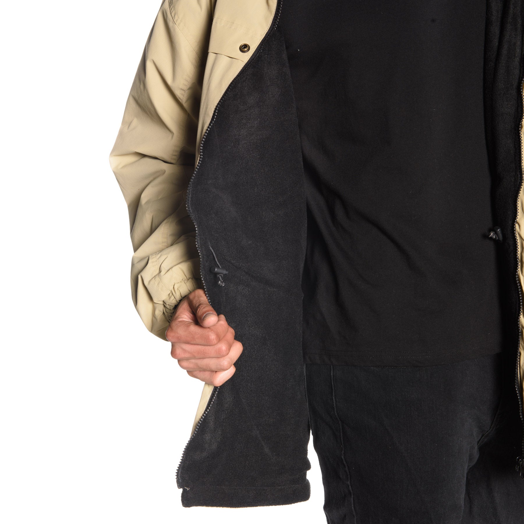 Polar Fleece Nylon Parka