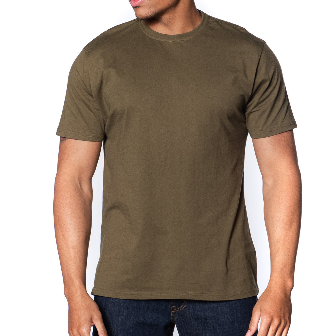 Fitted Crew Neck T-Shirt
