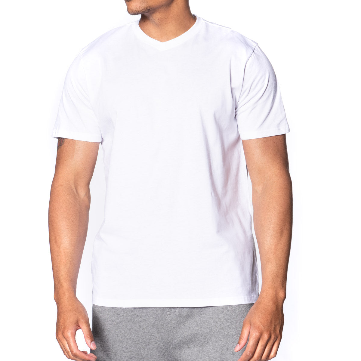 Fitted Vee Neck T-Shirt - Basics