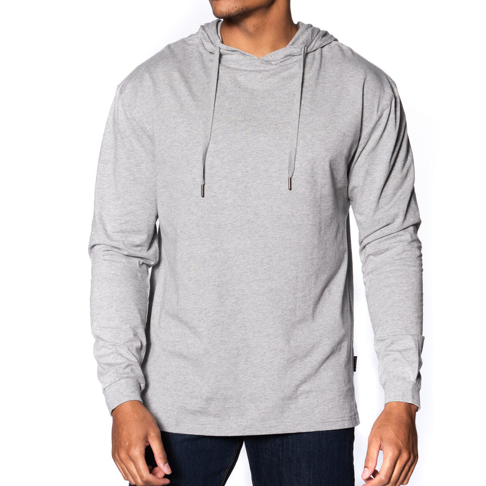Men's Lightweight Hooded Graphic Long Sleeve T-Shirt