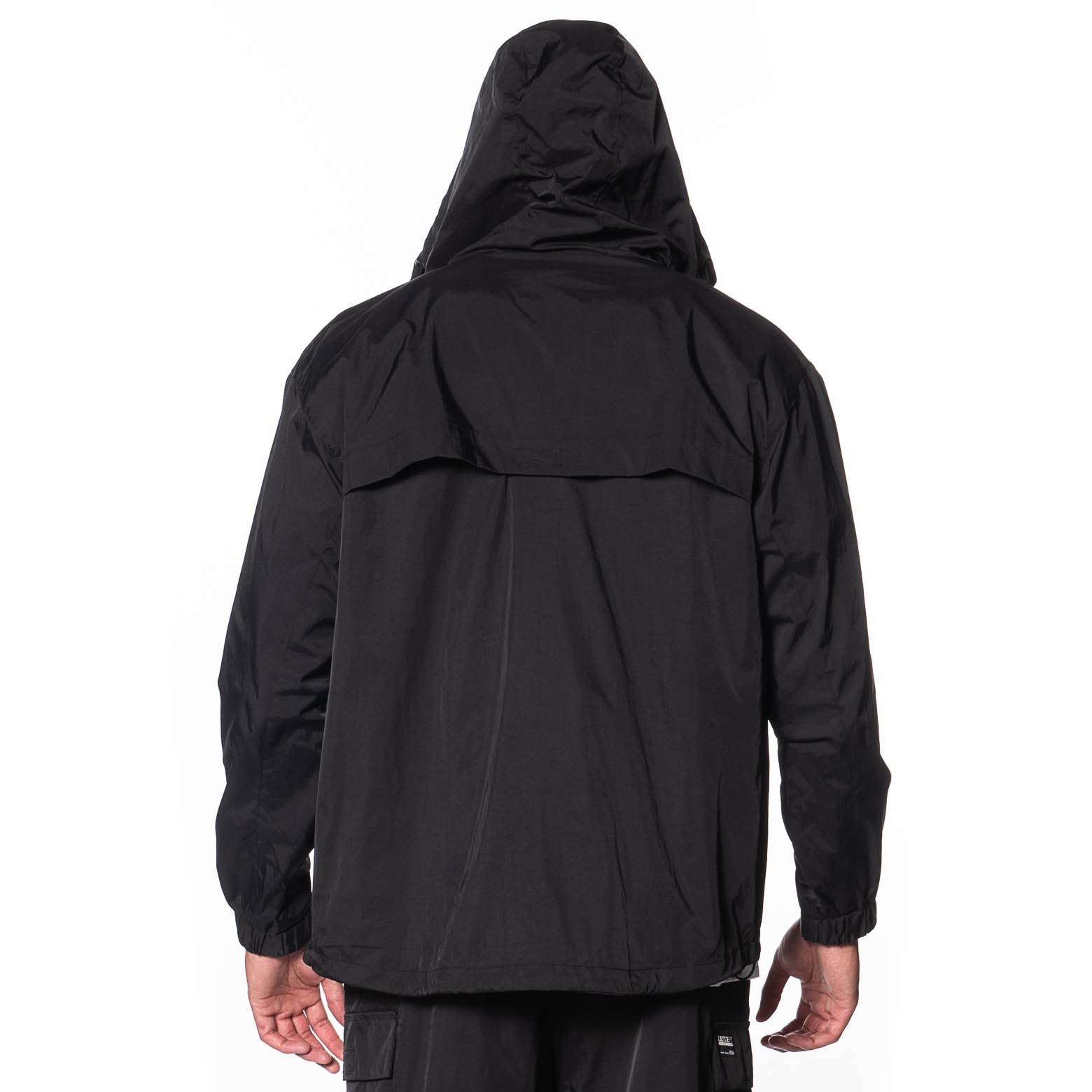 Full Zip Nylon Hooded Jacket