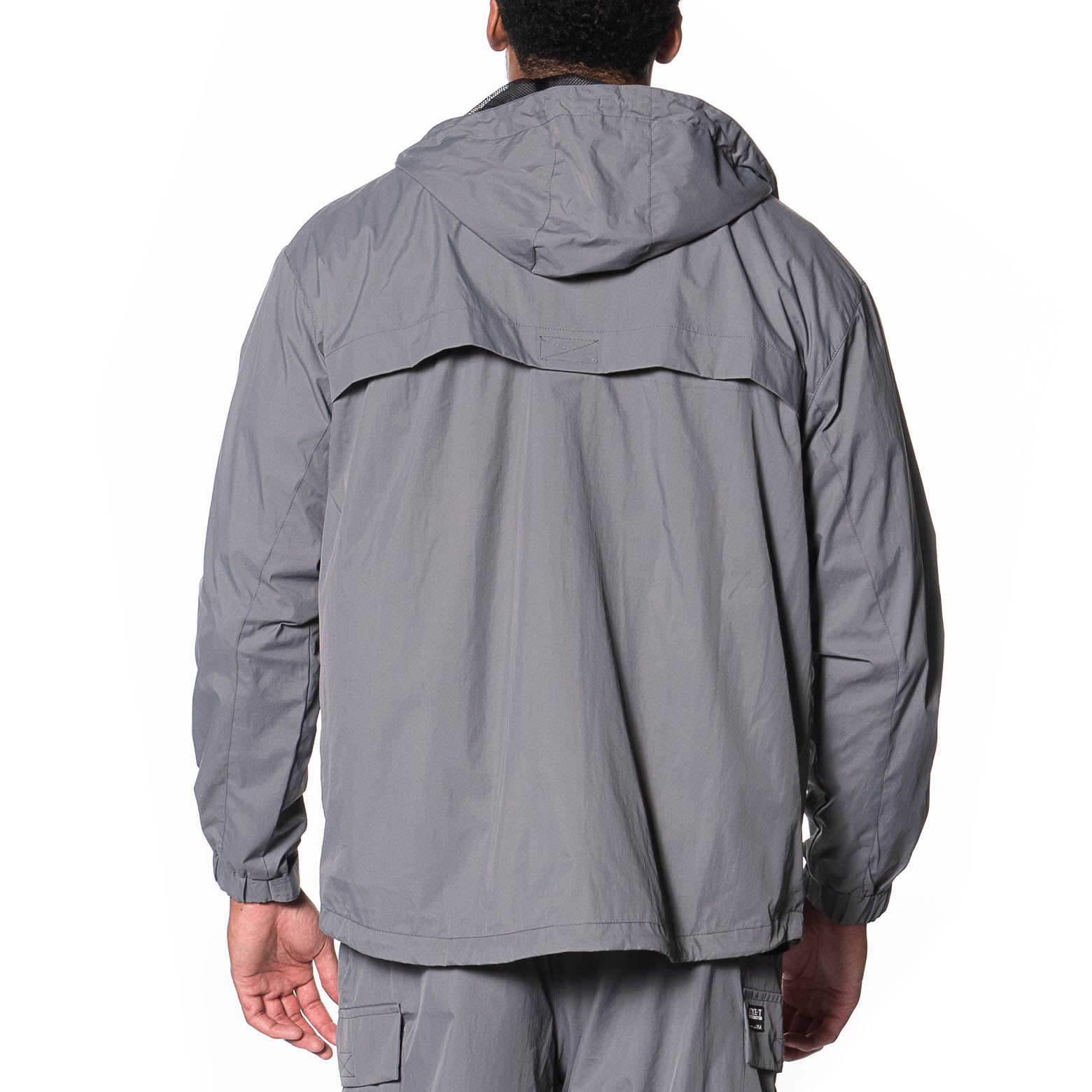 Full Zip Nylon Hooded Jacket