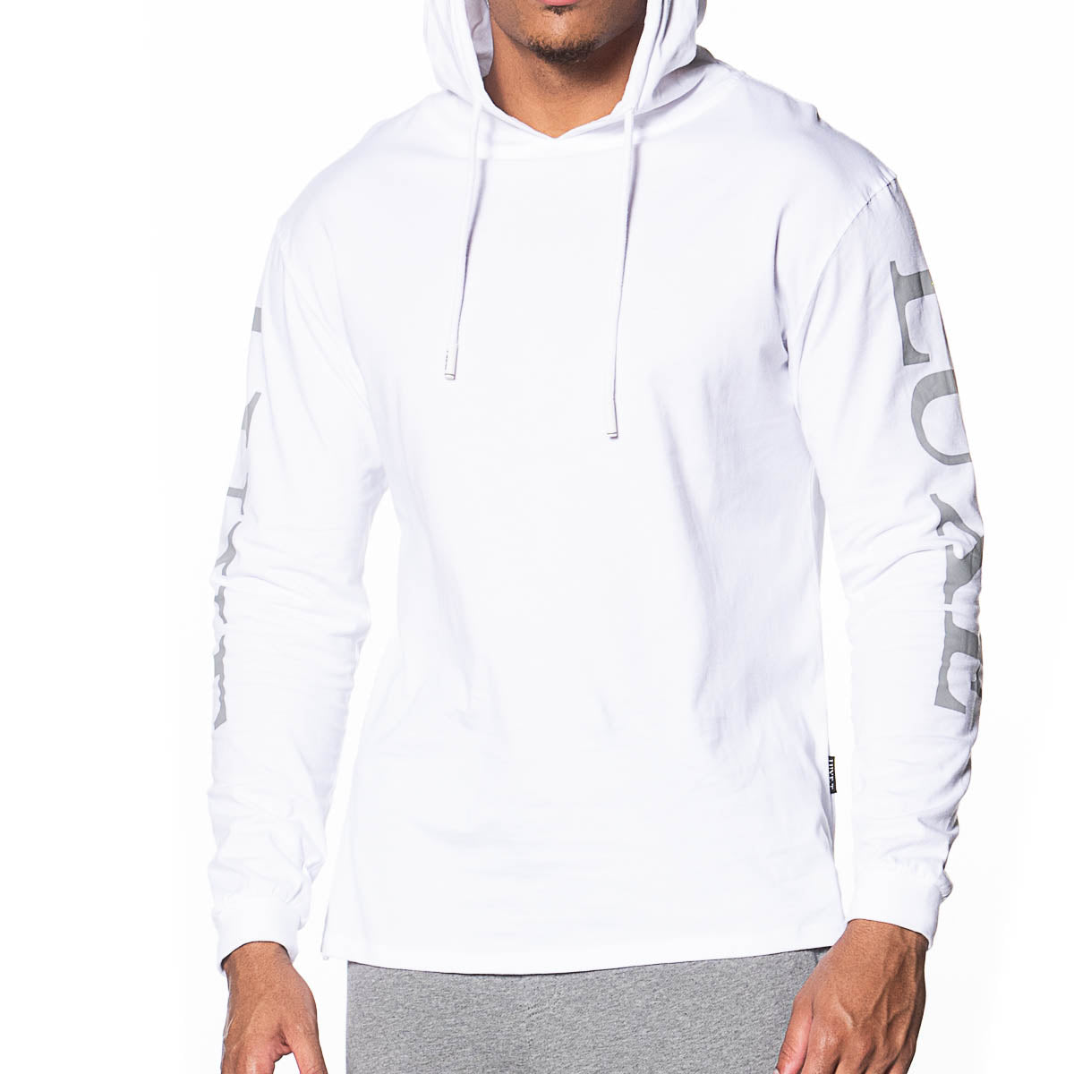 Classic LS Printed Hooded Tee