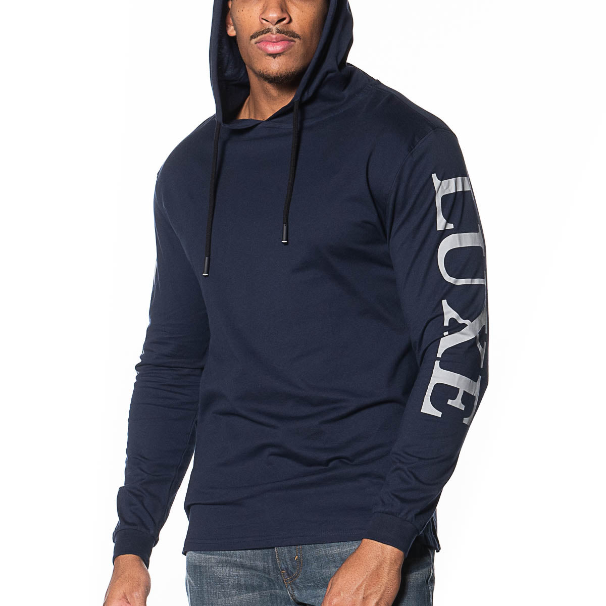 Classic LS Printed Hooded Tee