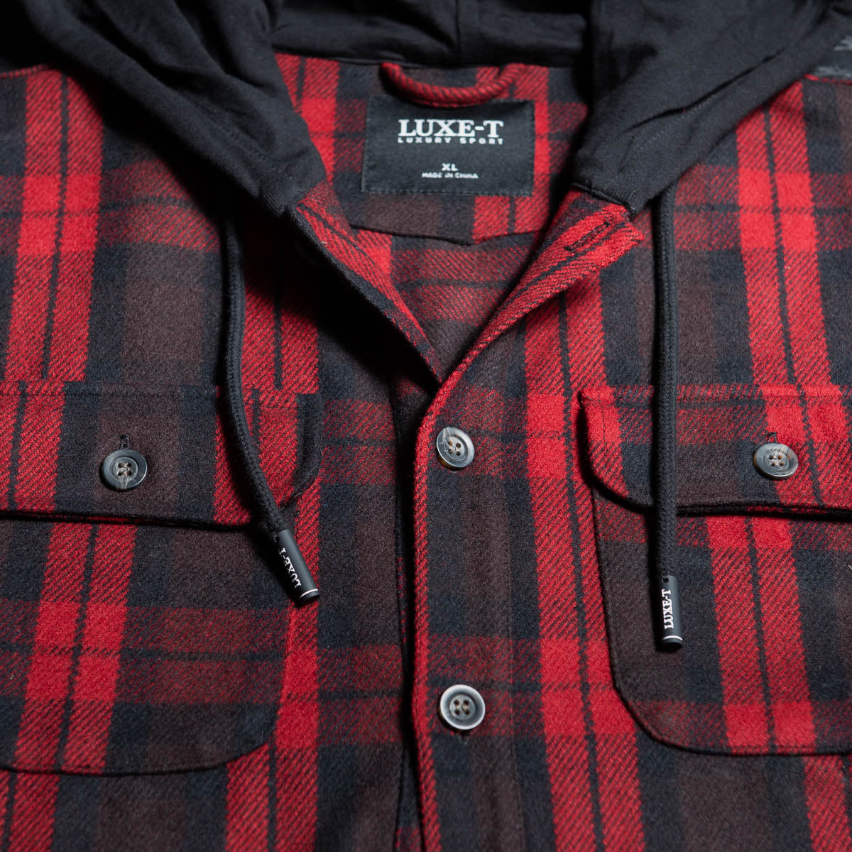 Plaid Wool Hooded Jacket
