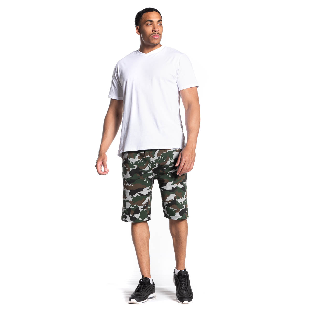 Camo French Terry Shorts