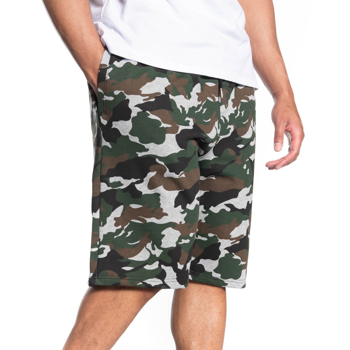 Camo French Terry Shorts