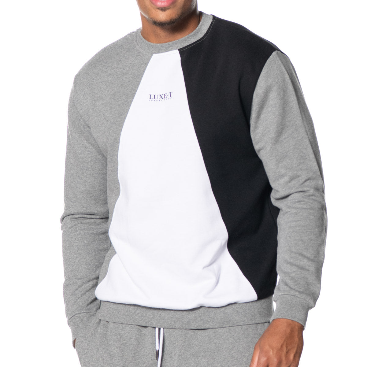 Triangle Color Block Sweatshirt