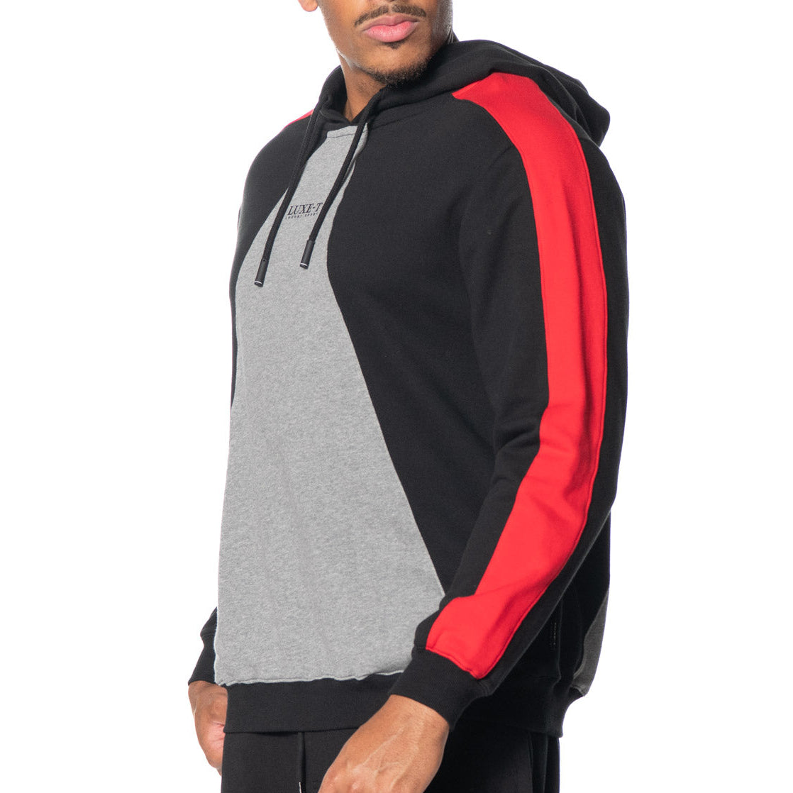 Triangle Color Block Hoodie