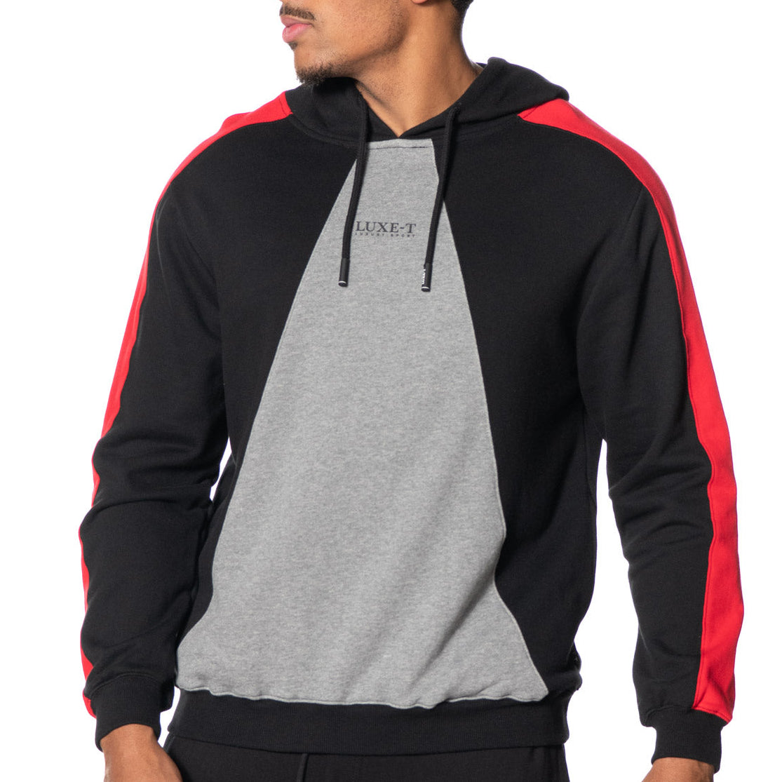 Triangle Color Block Hoodie