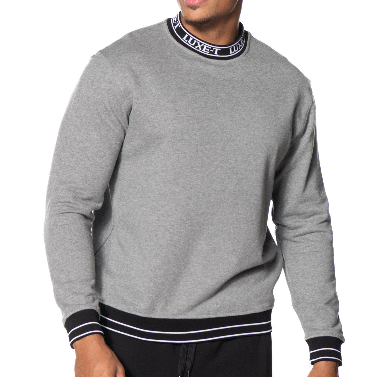 Luxe-T Logo Collar Sweatshirt