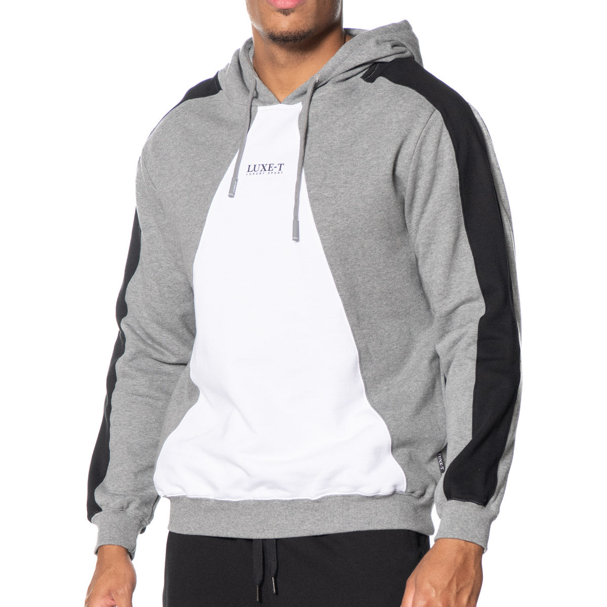 Triangle Color Block Hoodie